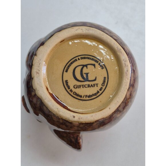 Vintage Brown And Red GC Giftcraft Bear Handwarmer Coffe Mug - Picture 7 of 11